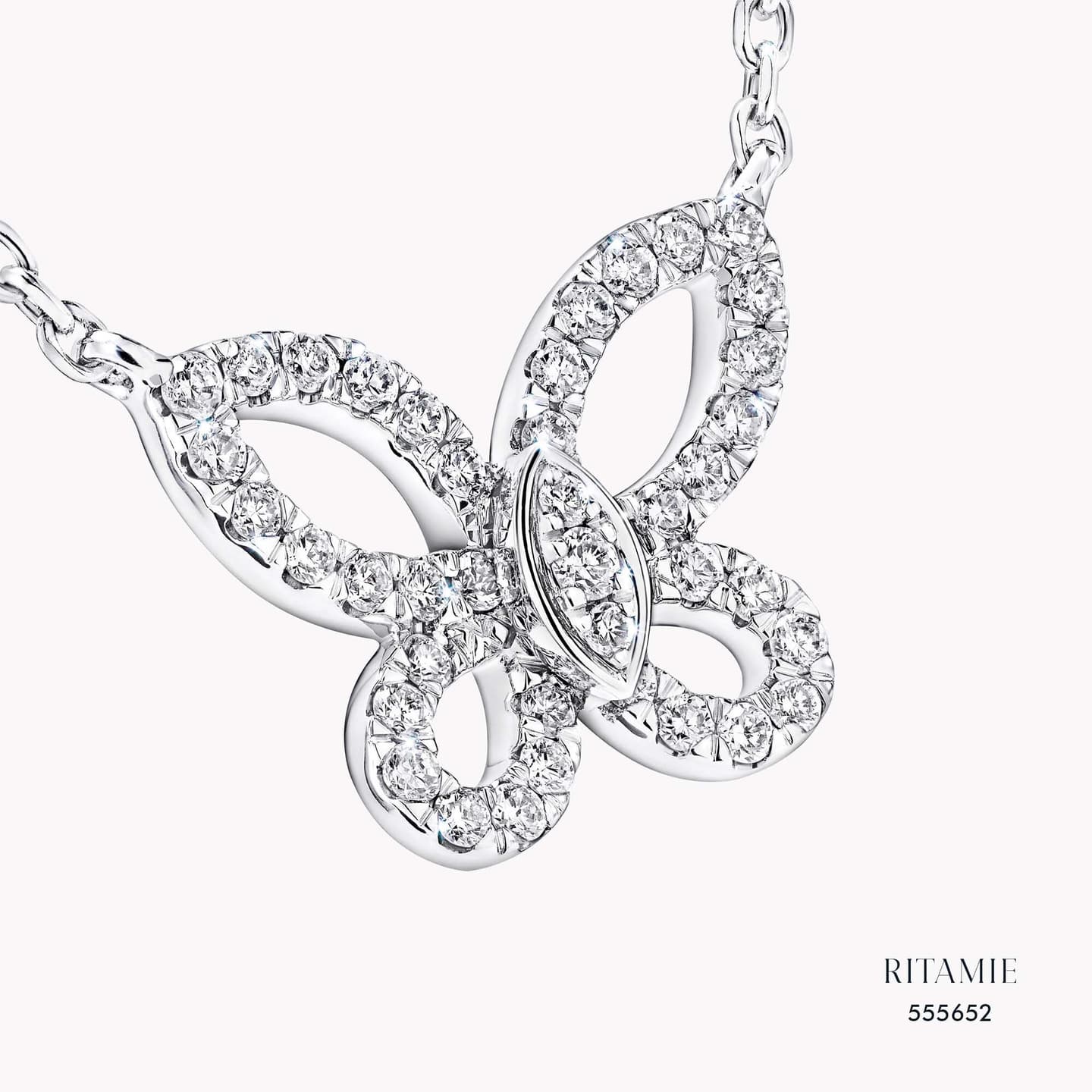 Butterfly Whispers Lab-Grown Diamond Necklace 555652