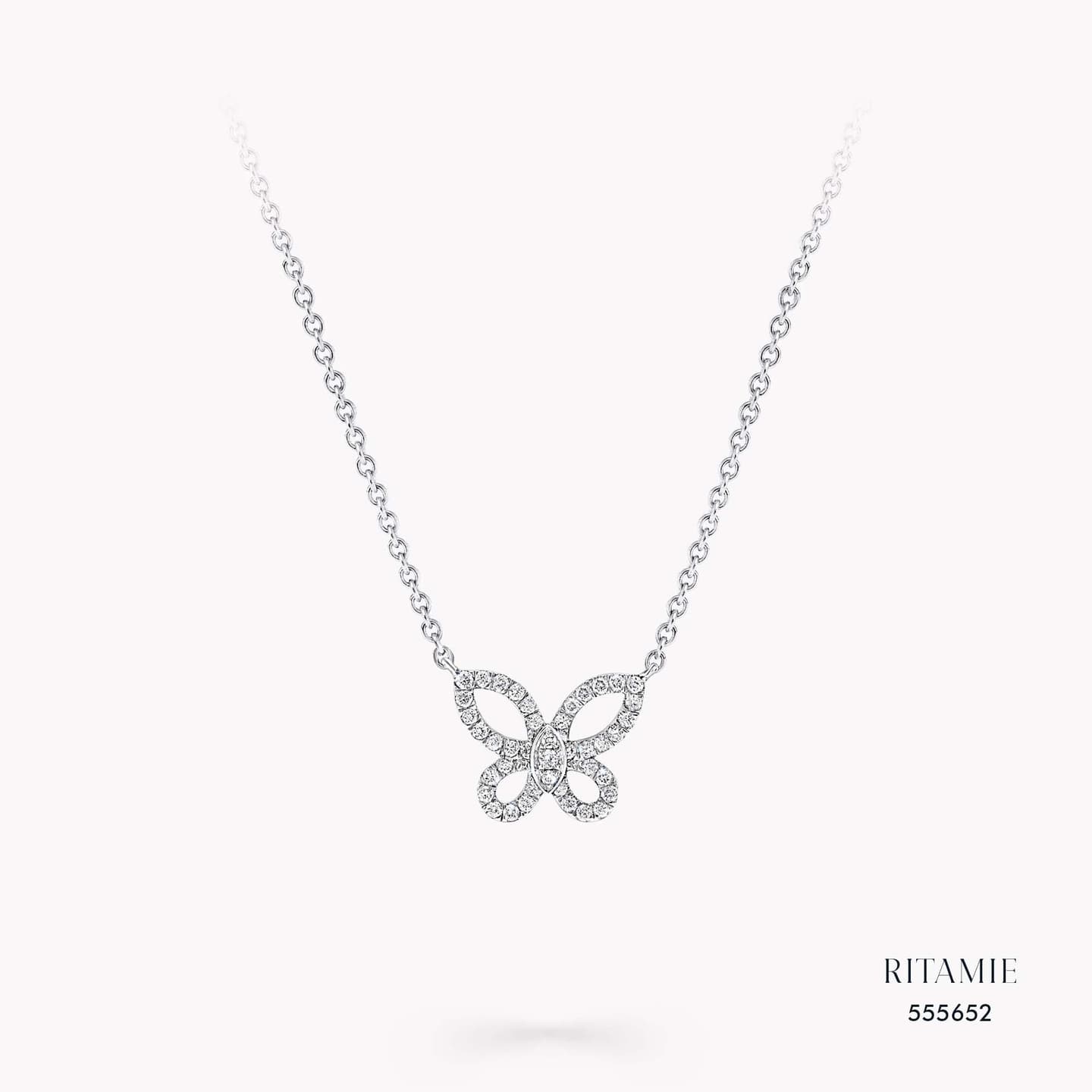 Butterfly Whispers Lab-Grown Diamond Necklace 555652