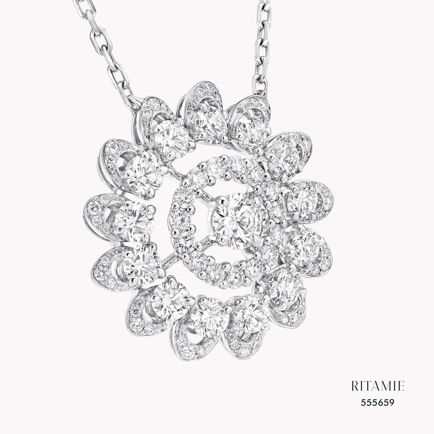 Solara Bloom Lab-Grown Diamond Necklace 555659