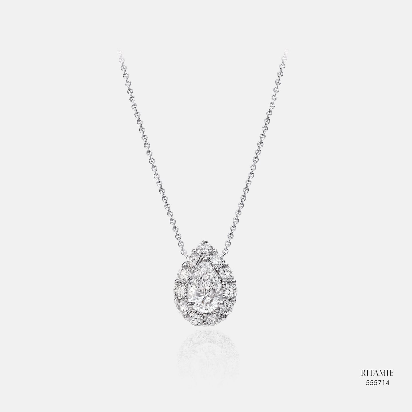 Grace Tear Lab-Grown Diamond Necklace 555714